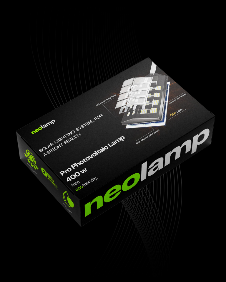 NeoLamp™ Pro- solar 400w fast charging lamp