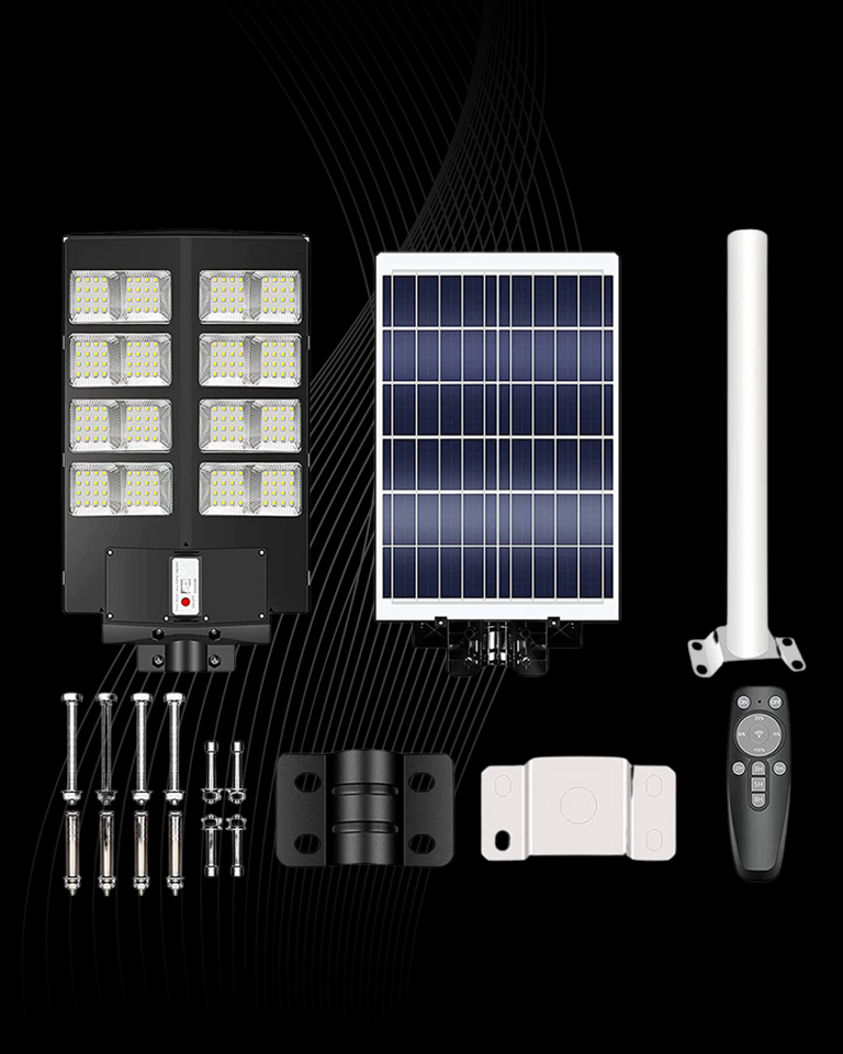 NeoLamp™ Pro: lampada solare a ricarica rapida da 400 W
